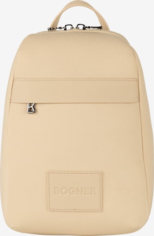 Zaino 'Alvier Maxi' di BOGNER in beige: frontale