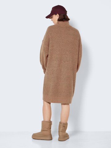 Noisy may Knit dress 'ROBINA' in Brown