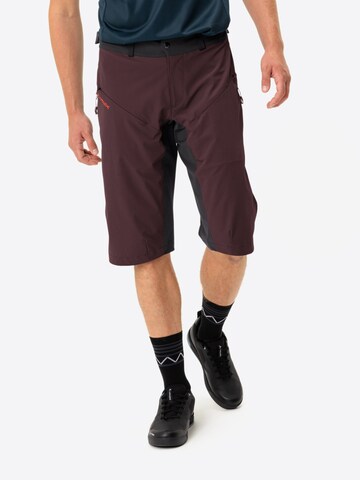 VAUDE Regular Outdoorhose in Rot: Vorderseite