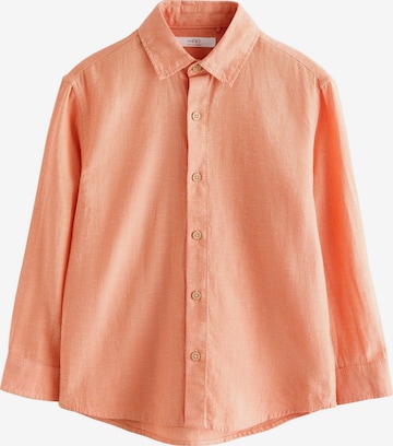 Next Button up shirt in Orange: front