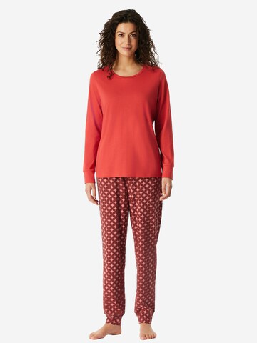 SCHIESSER Pajama ' Comfort Essentials ' in Red