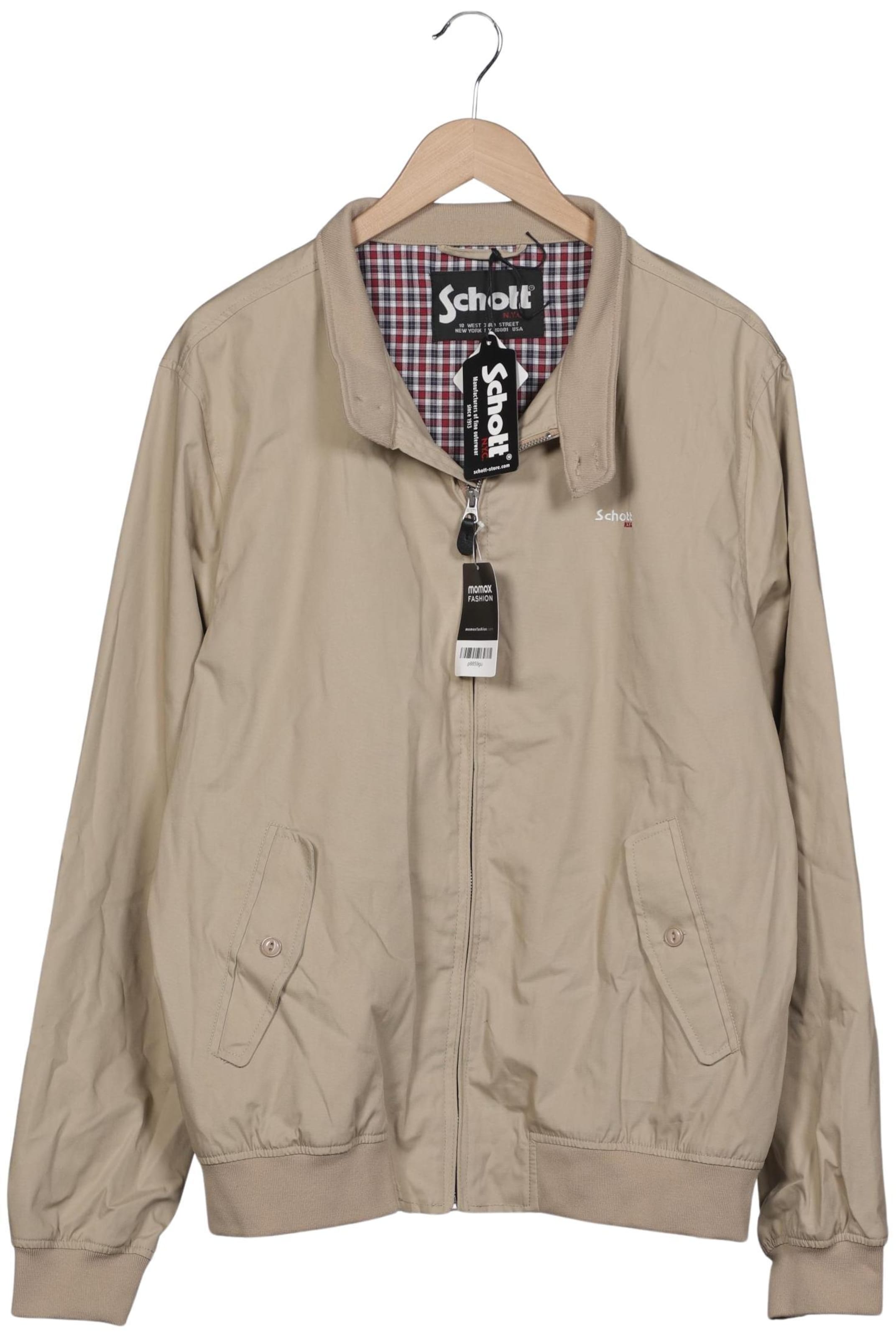Schott NYC Jacket & Coat in XXL in Beige: front