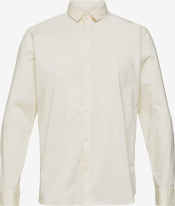 ESPRIT Button Up Shirt in Beige: front