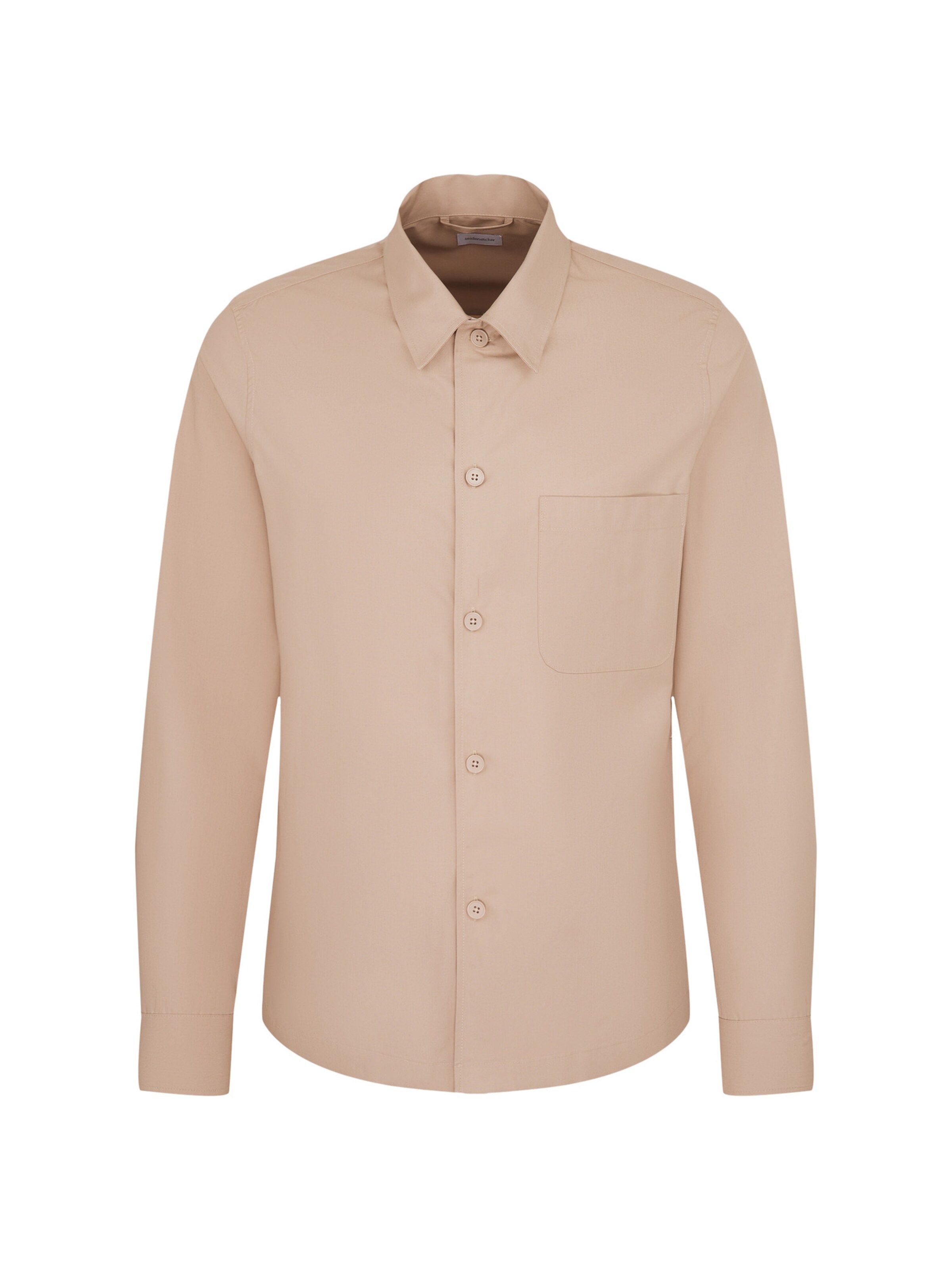 SEIDENSTICKER Hemd in Beige: Vorderseite