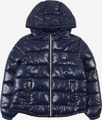 UNITED COLORS OF BENETTON Winterjacke in Blau: predná strana