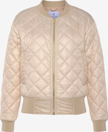 DELMAO Between-Season Jacket in Beige: front