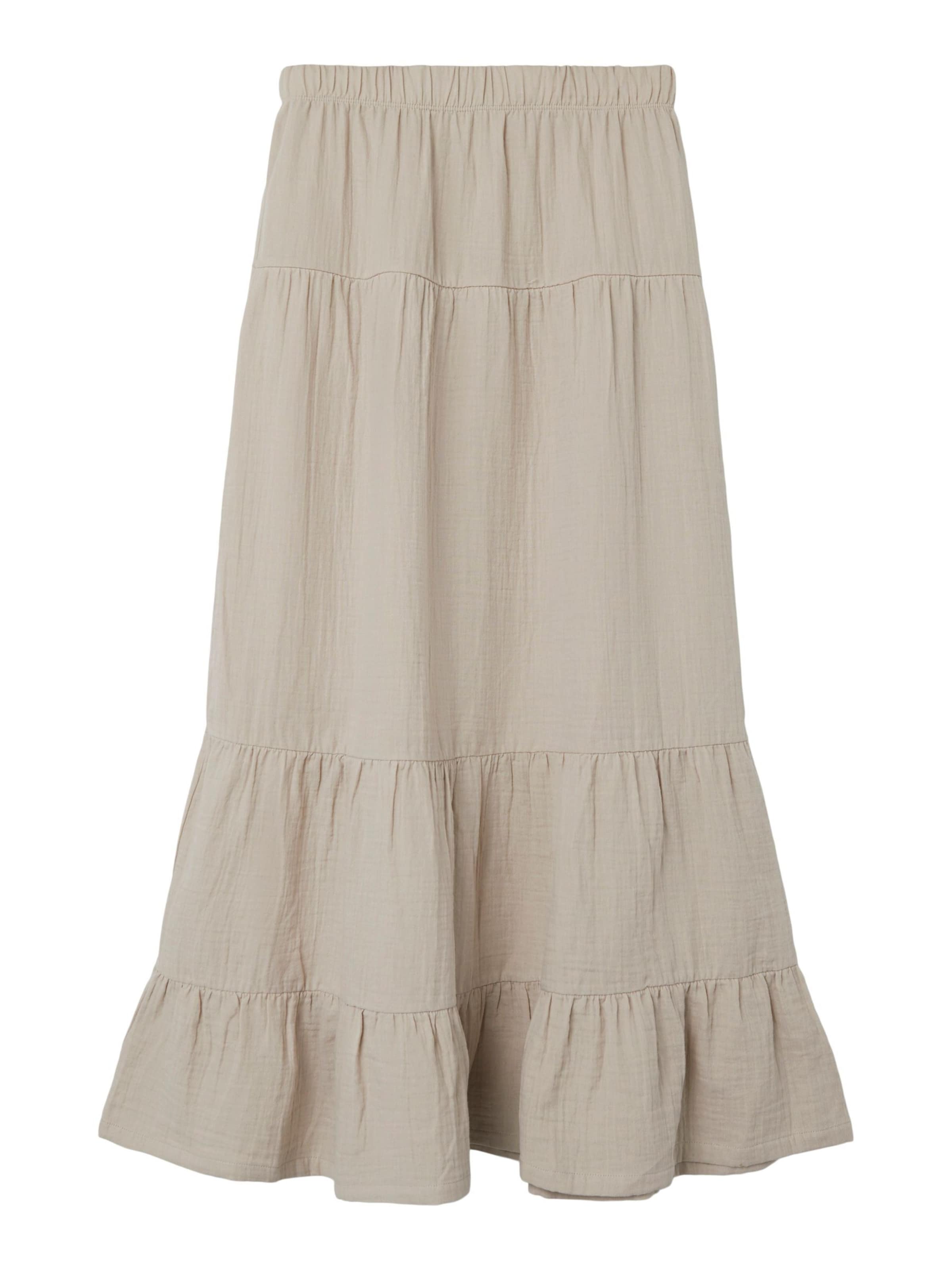 LMTD Skirt in Beige: front