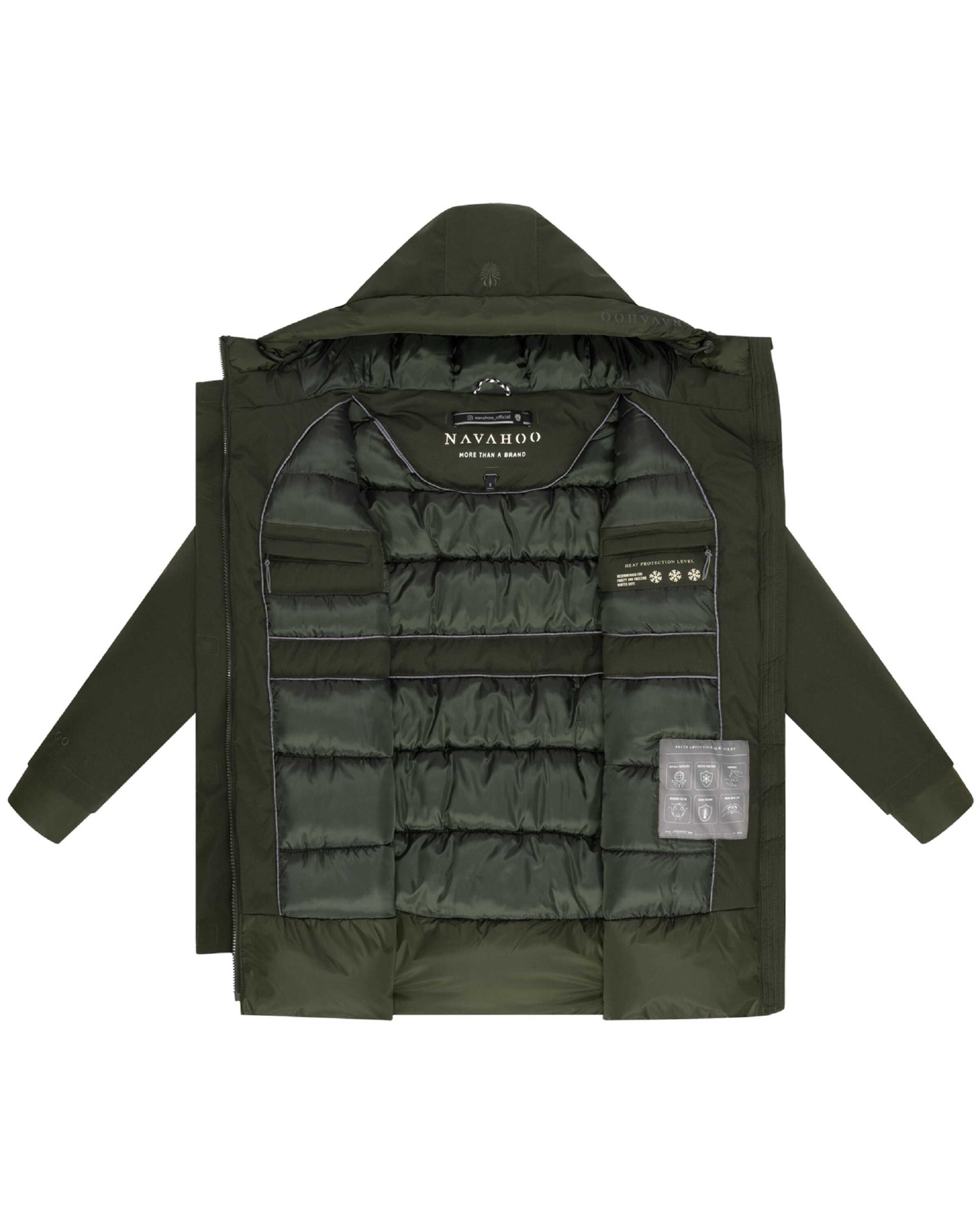 NAVAHOO Зимнее пальто 'Winterprinzessin 14' в Зеленый