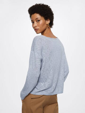 MANGO Sweater 'Oporto' in Blue