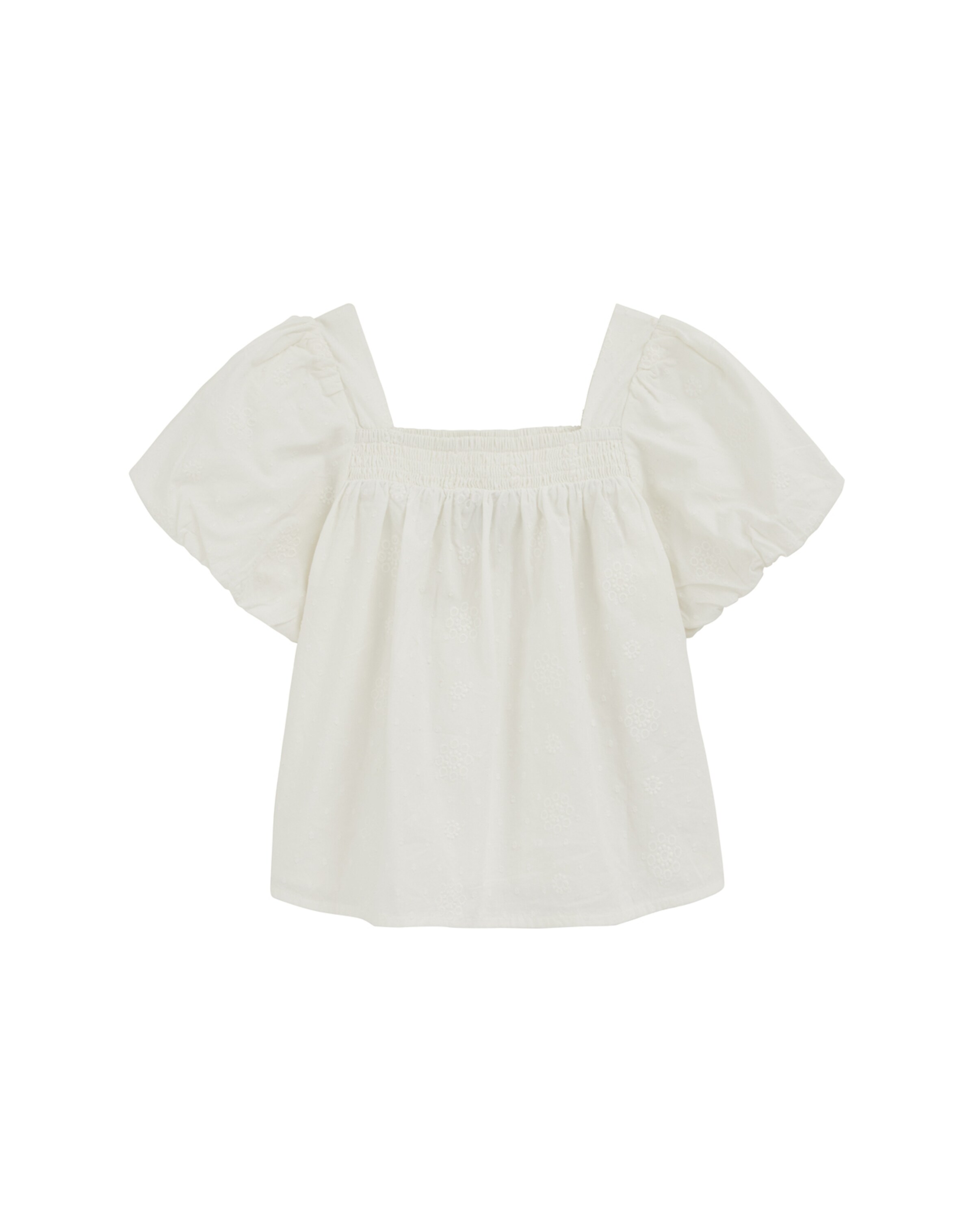 WE Fashion Блузка в Белый: спереди