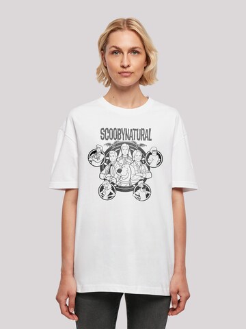 T-shirt oversize F4NT4STIC en blanc : devant