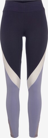 LASCANA ACTIVE Skinny Sporthose in Blau: predná strana