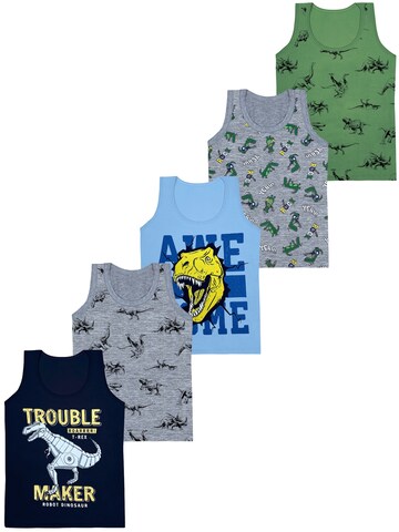 LOREZA Unterhemd 'Jungen Unterhemden Enes'‌ in Mischfarben: Vorderseite