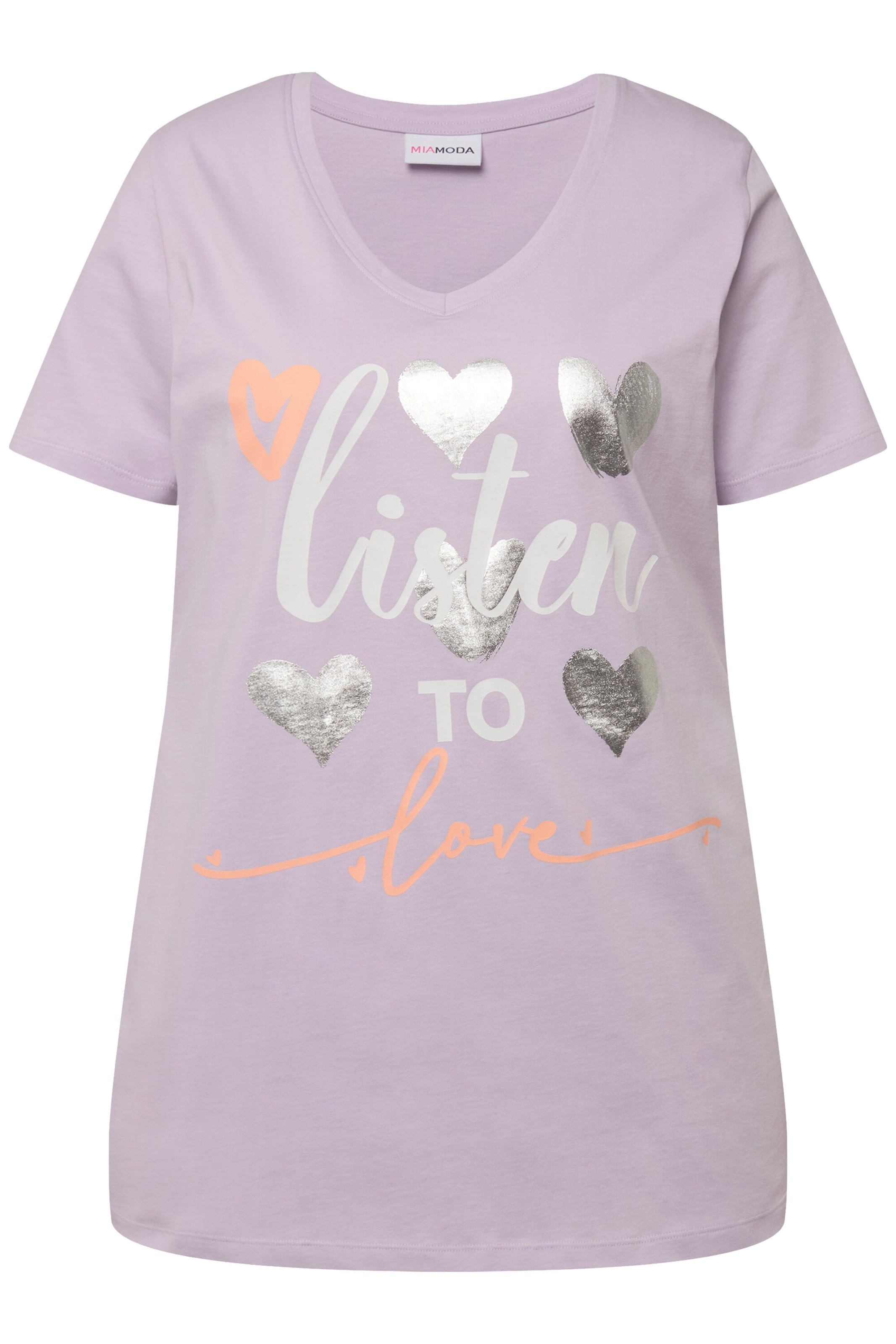 MIAMODA Shirt in Purple: front