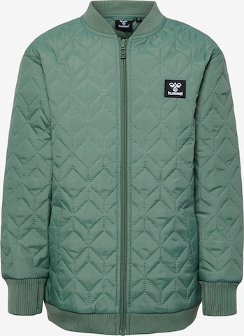 Hummel Between-Season Jacket 'Cave' in Green: front