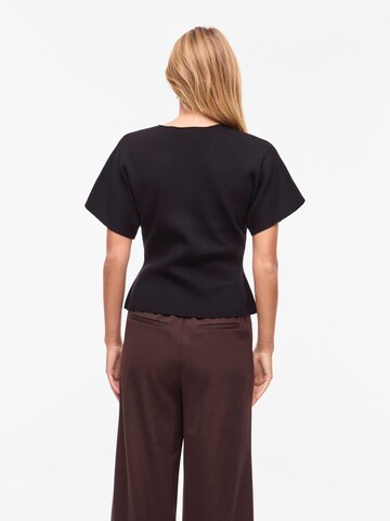 VILA Strickjacke 'Sway' in Schwarz