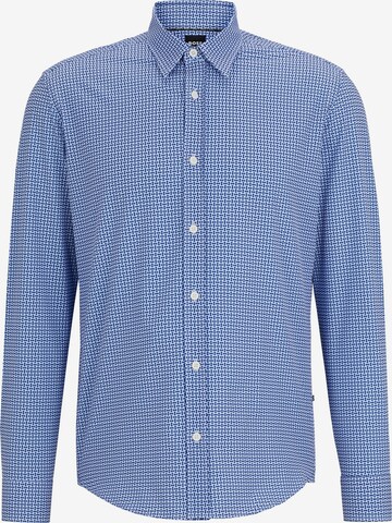 BOSS Regular fit Button Up Shirt 'Liam ' in Blue: front