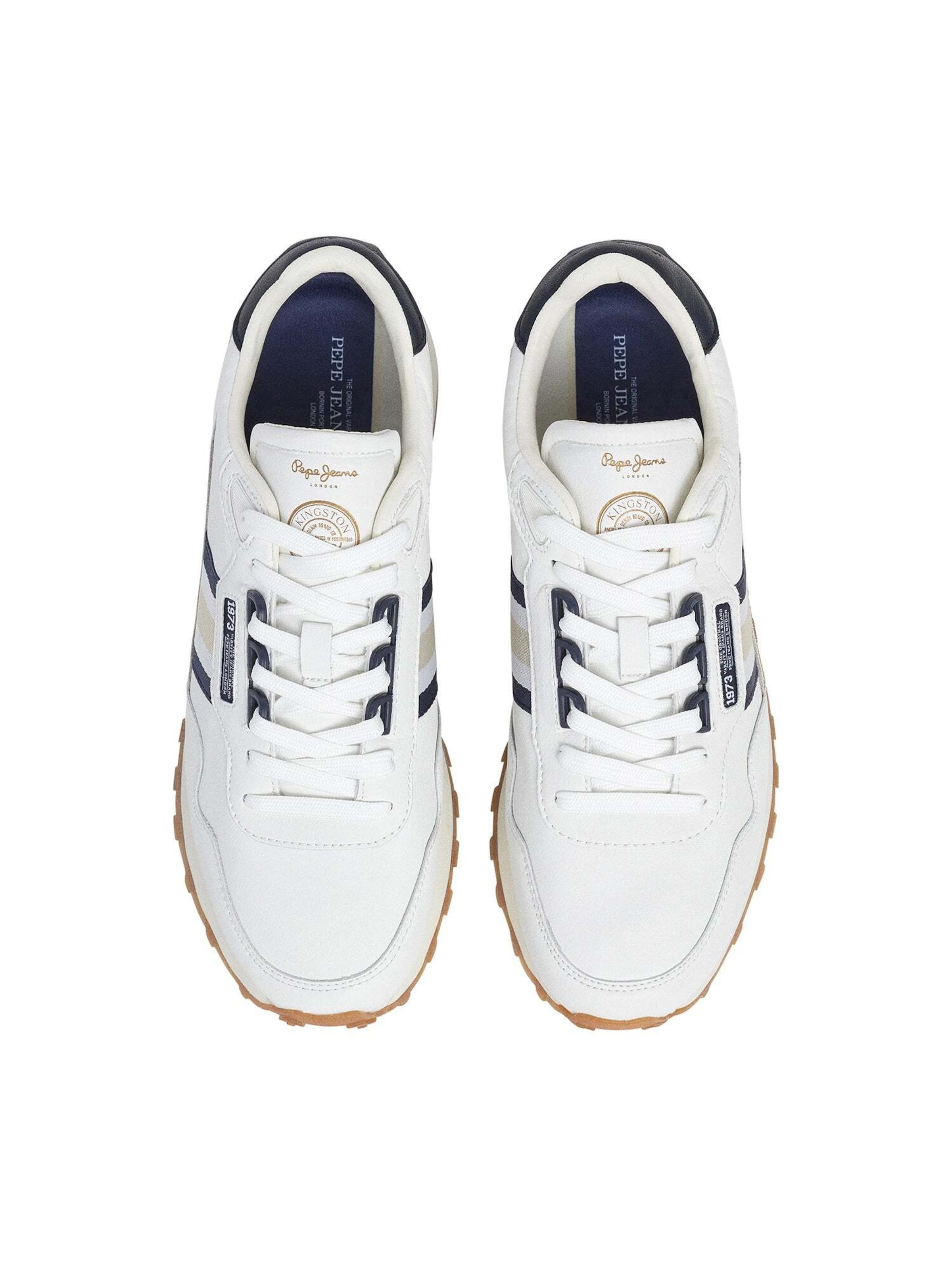Pepe Jeans Platform trainers in White