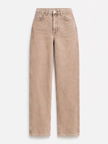 IT'S BASIC Regular Jeans 'Straight Mid Rise Jeans' in Grijs: voorkant