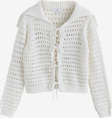 Next Вязаная кофта в Белый: спереди