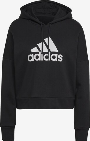 Felpa sportiva di ADIDAS SPORTSWEAR in nero: frontale