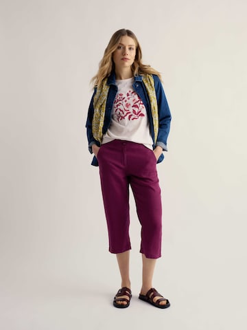 Seasalt Cornwall Shirt 'Printing Ink' in Wit