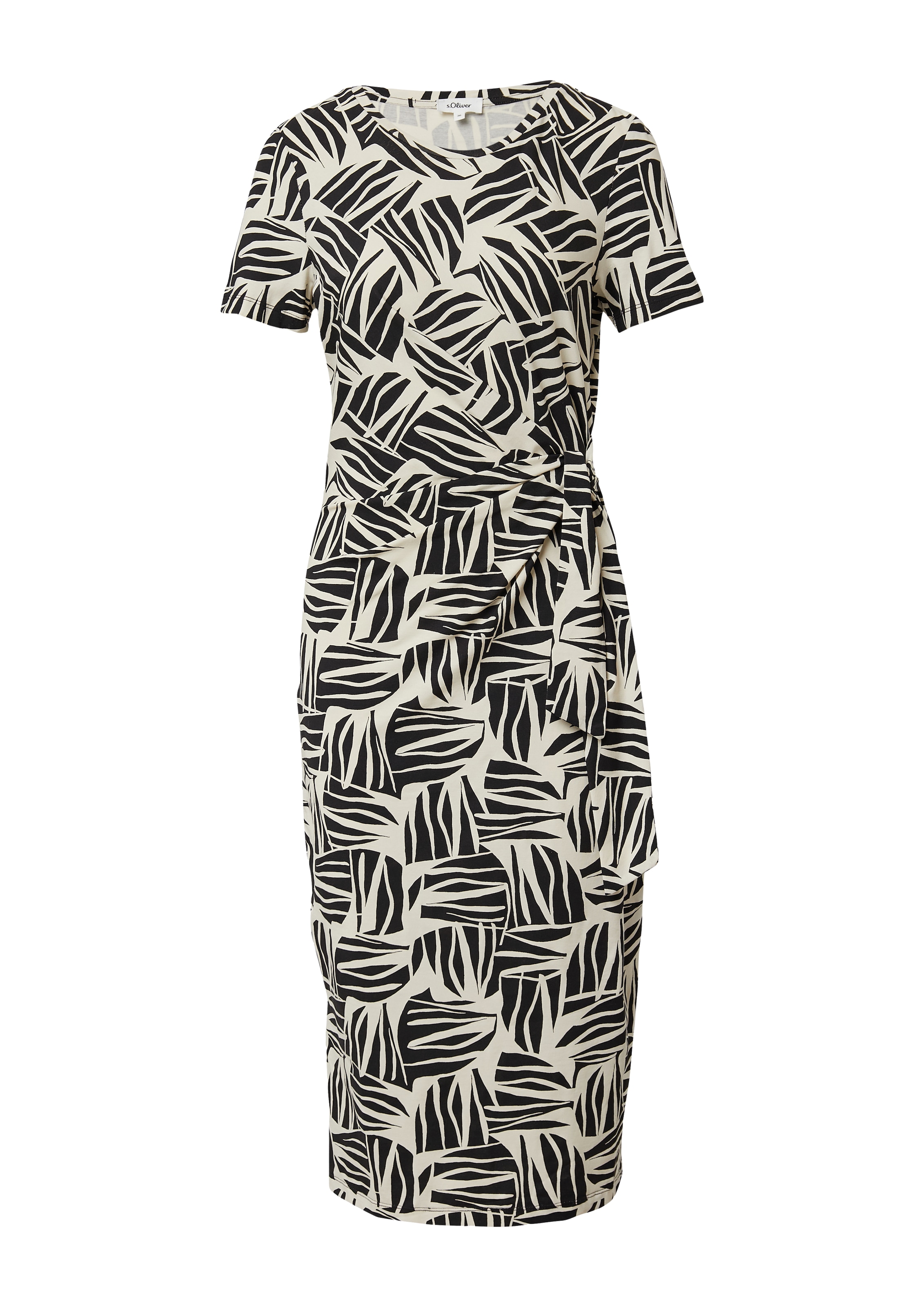 s.Oliver Φόρεμα σε μαύρο: μπροστά