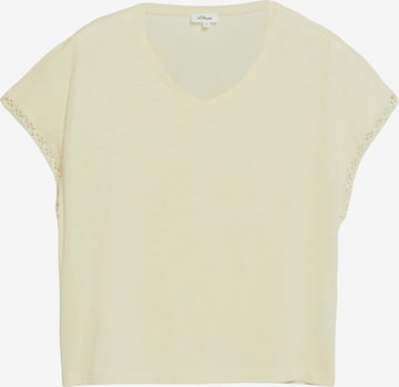 T-shirt s.Oliver en beige : devant