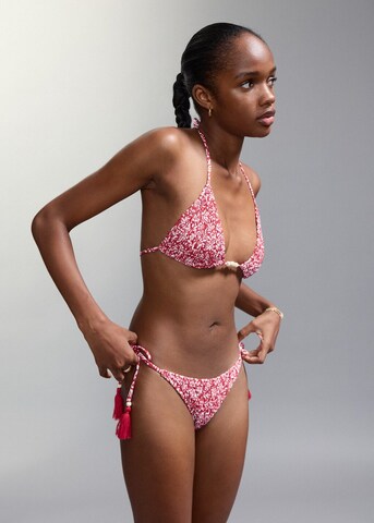 MANGO TEEN Triangle Bikini 'Maria 3' in Red: front