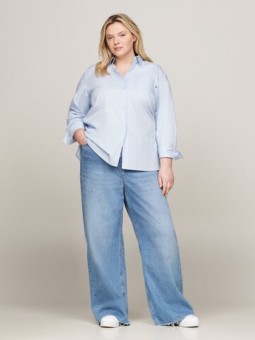Chemisier Tommy Hilfiger Curve en bleu