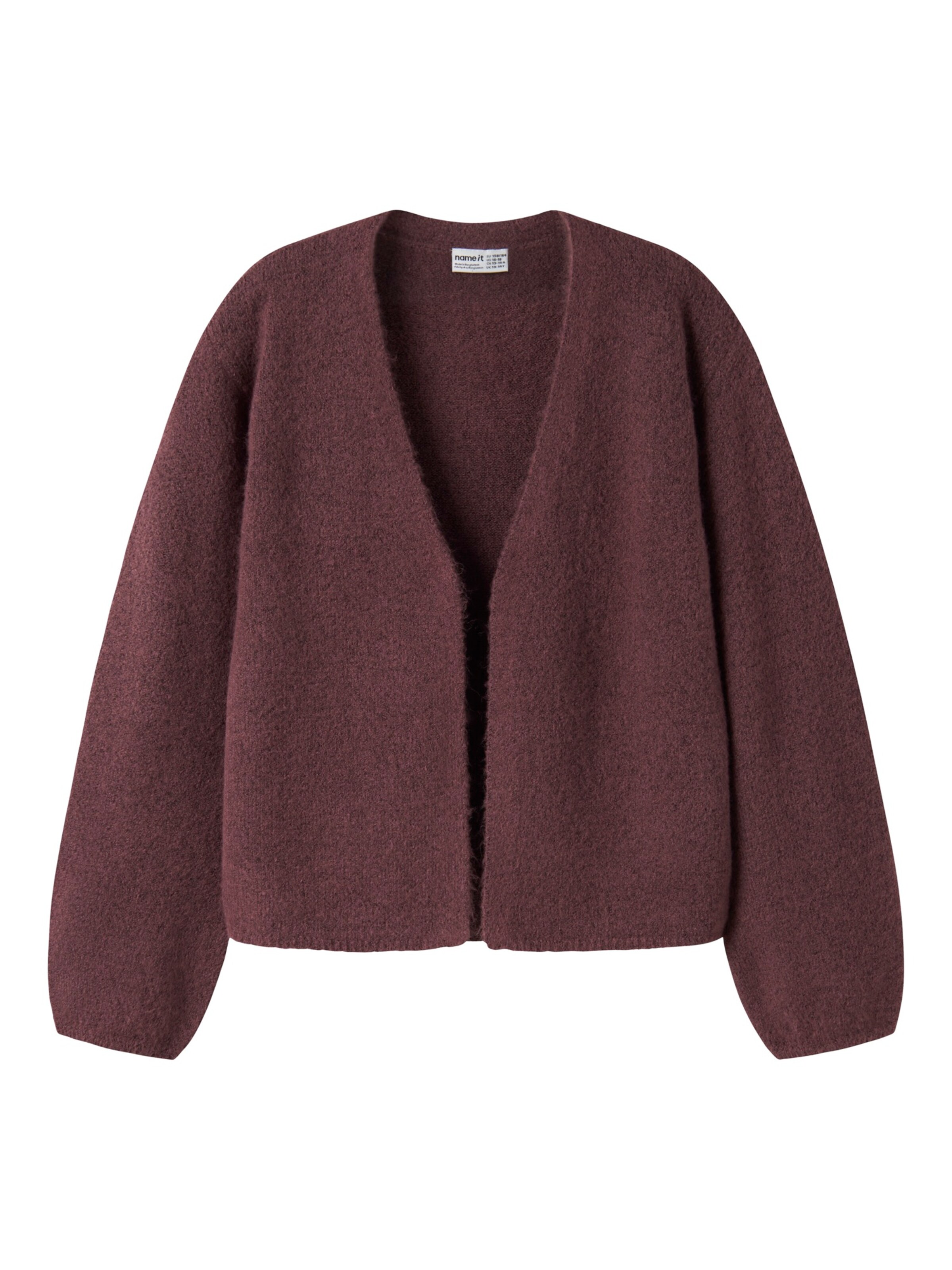 NAME IT Knit Cardigan 'NKFOLINA' in Purple: front