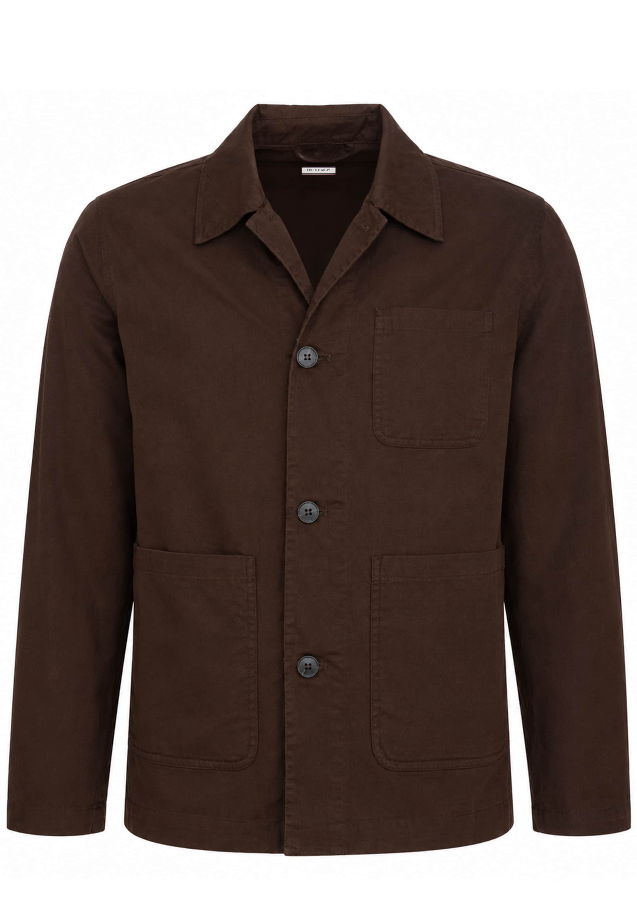 Felix Hardy Between-season jacket in Brown: front