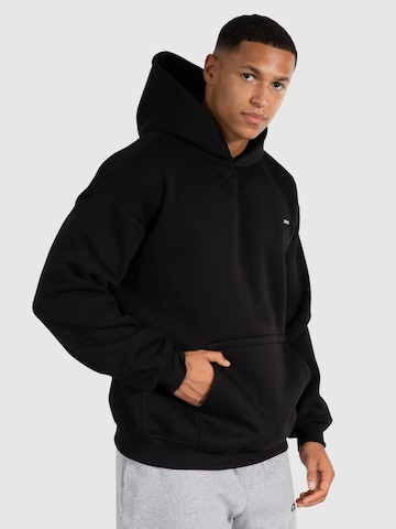 Smilodox Sweatshirt ' Dawson ' in Zwart: voorkant