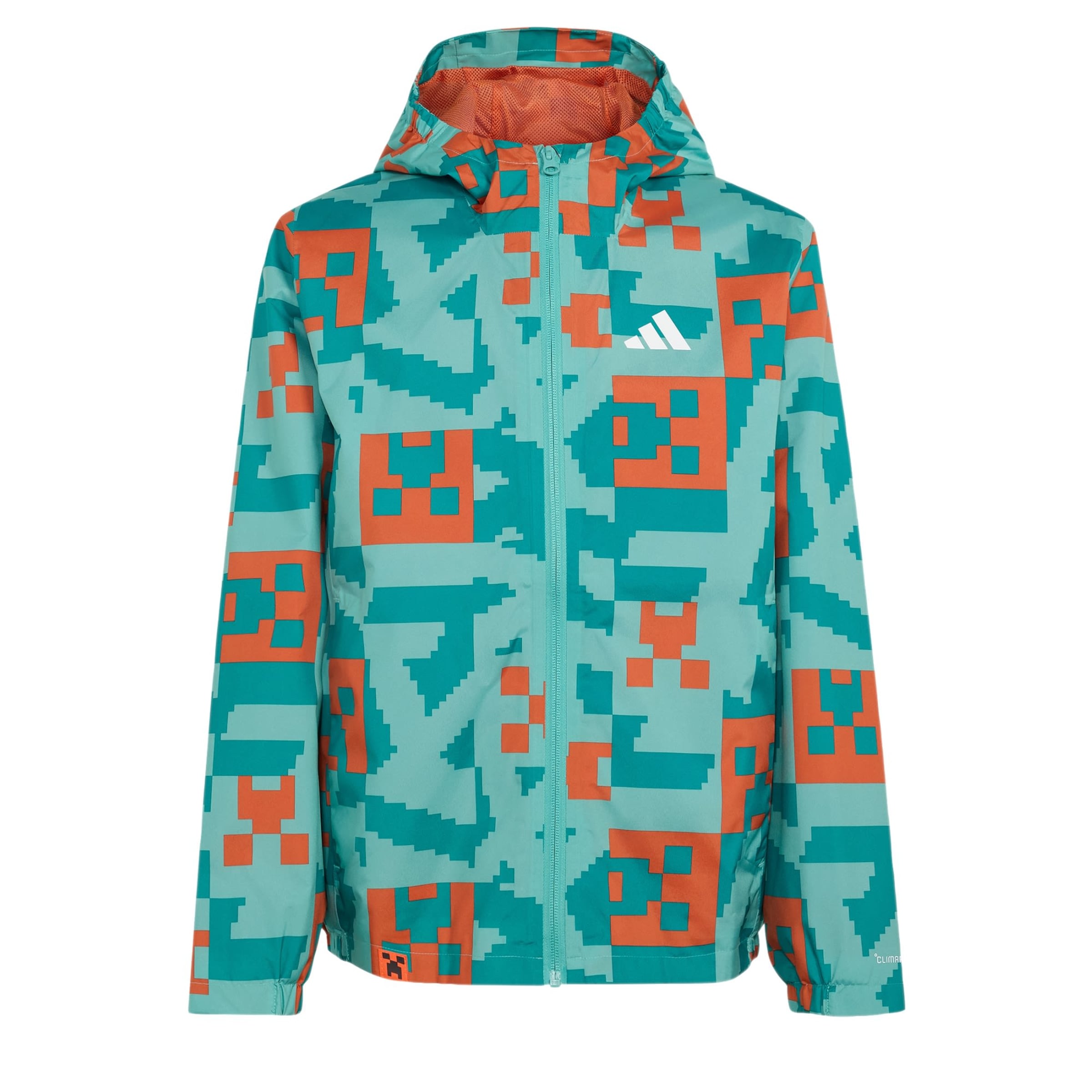 ADIDAS TERREX Funktionsjacke 'Adidas x Minecraft' in Blau: Vorderseite