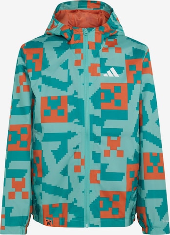 Veste fonctionnelle 'Adidas x Minecraft' ADIDAS TERREX en bleu : devant