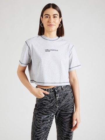 KARL LAGERFELD JEANS Shirt in Grey: front