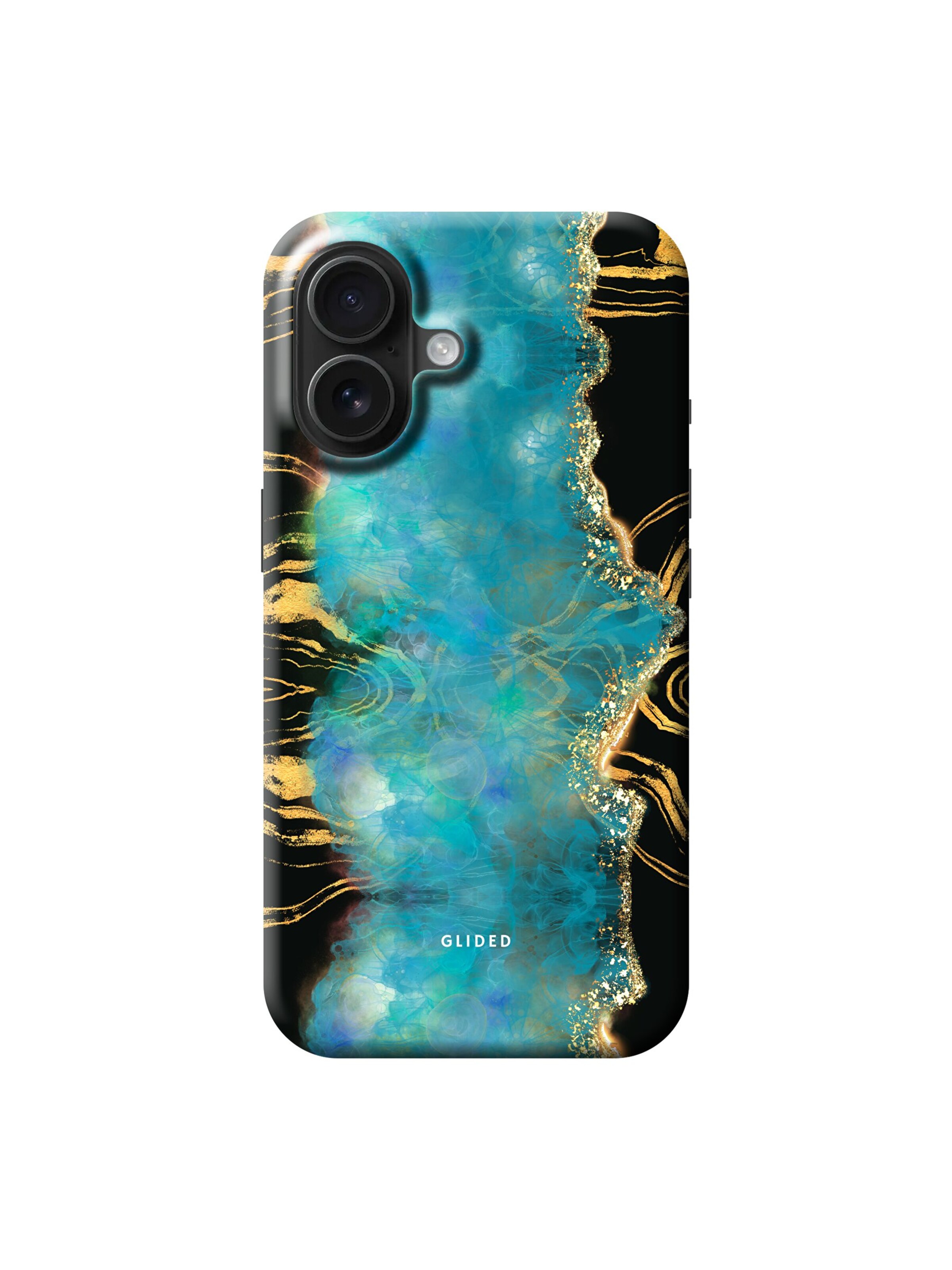 Glided Smartphonehülle 'Waterly Glided Handyhülle' in Schwarz: Vorderseite