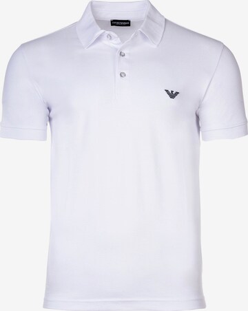 Emporio Armani Poloshirt in Weiß: predná strana