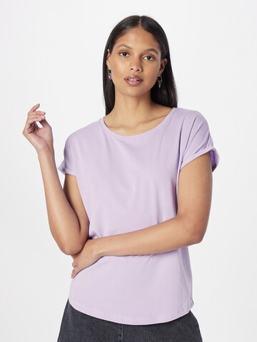 T-shirt 'Pamila' b.young en violet : devant