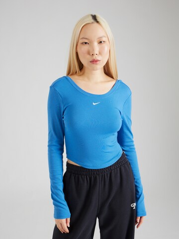 Nike Sportswear Shirt in Blauw: voorkant