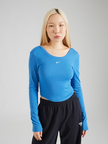 Nike Sportswear Shirt in Blau: predná strana