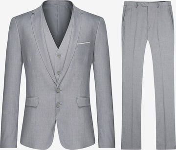 YOUTHUP Suit 'Schlicht' in Grey: front