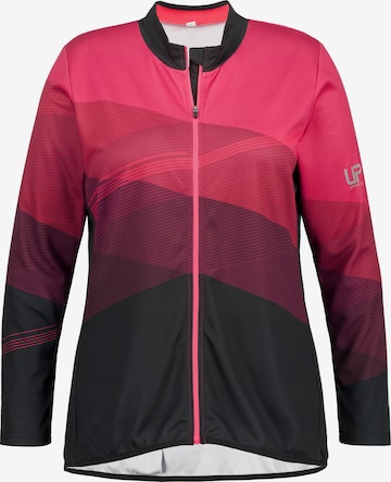 Ulla Popken Training Jacket in Pink: front