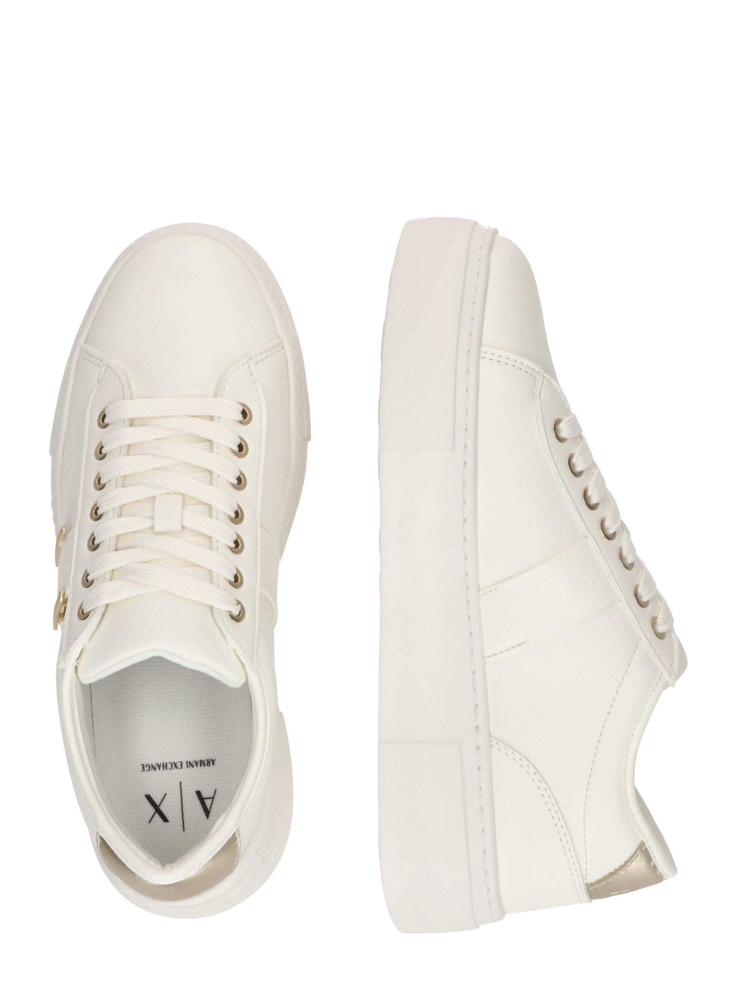 ARMANI EXCHANGENiske tenisice - bijela boja