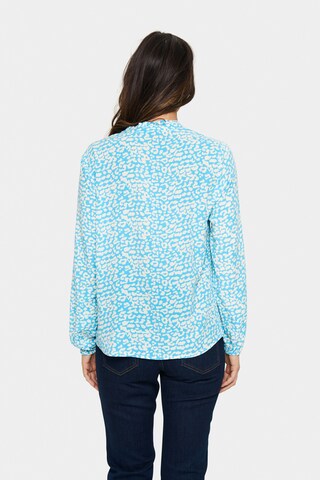 SAINT TROPEZ Bluse 'Eda' in Blau