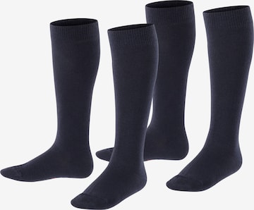ESPRIT Socken 'Foot Logo 2-Pack' in Blau: Vorderseite