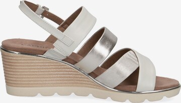 CAPRICE Sandalen met riem in Beige