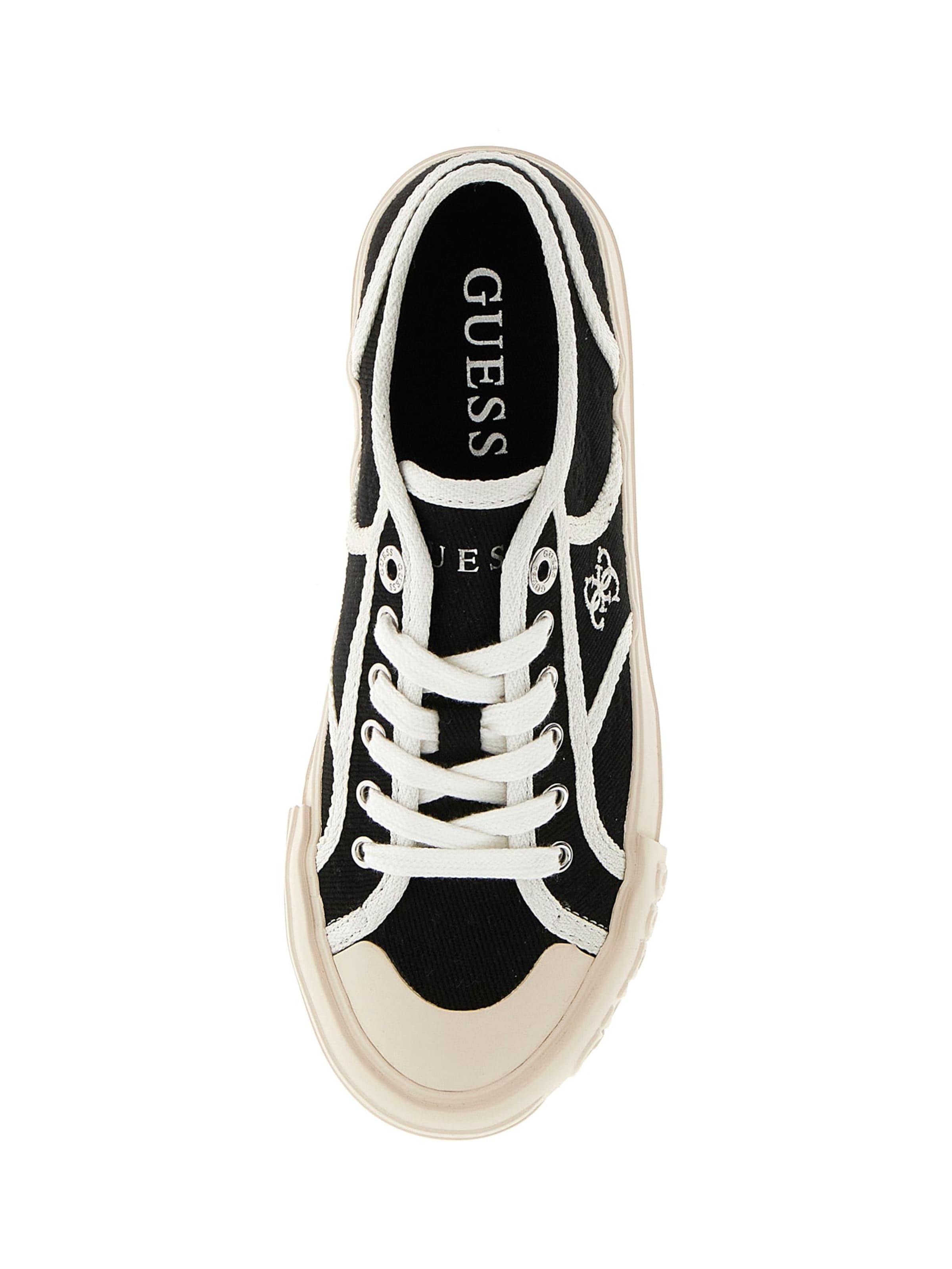 GUESS Sneakers laag &#x27;ISSAH&#x27; in Zwart