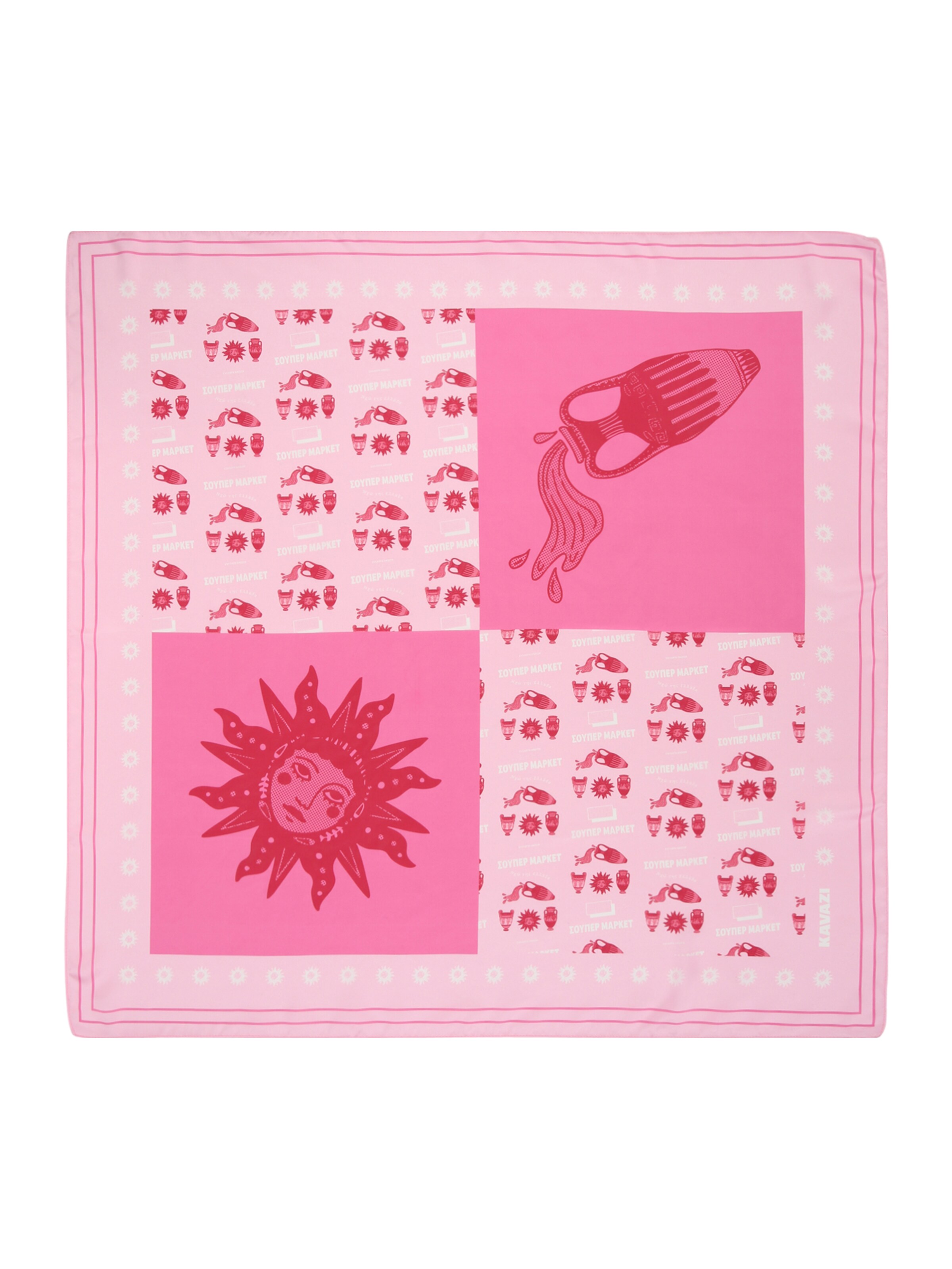 KAVAZI Платок в Ярко-розовый