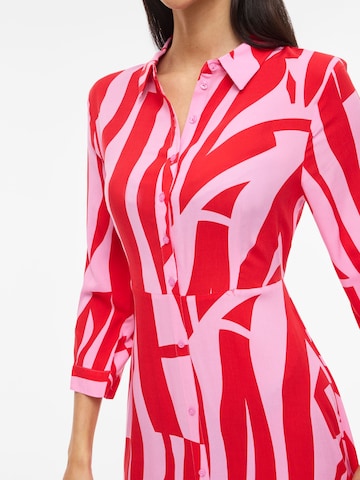 VILA - Vestido camisero 'VIAya Paya' en rojo